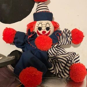Creepy af clown doll